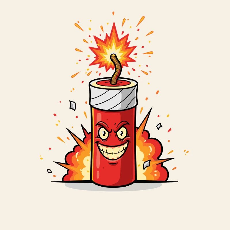 Angry Firecracker Comic