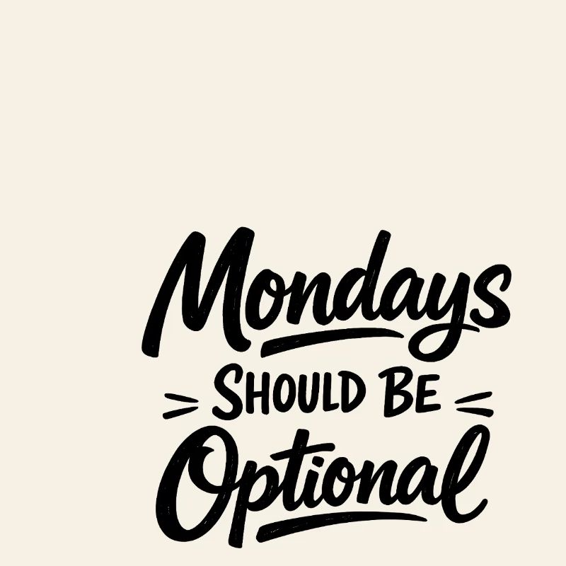 Monday should be optional white