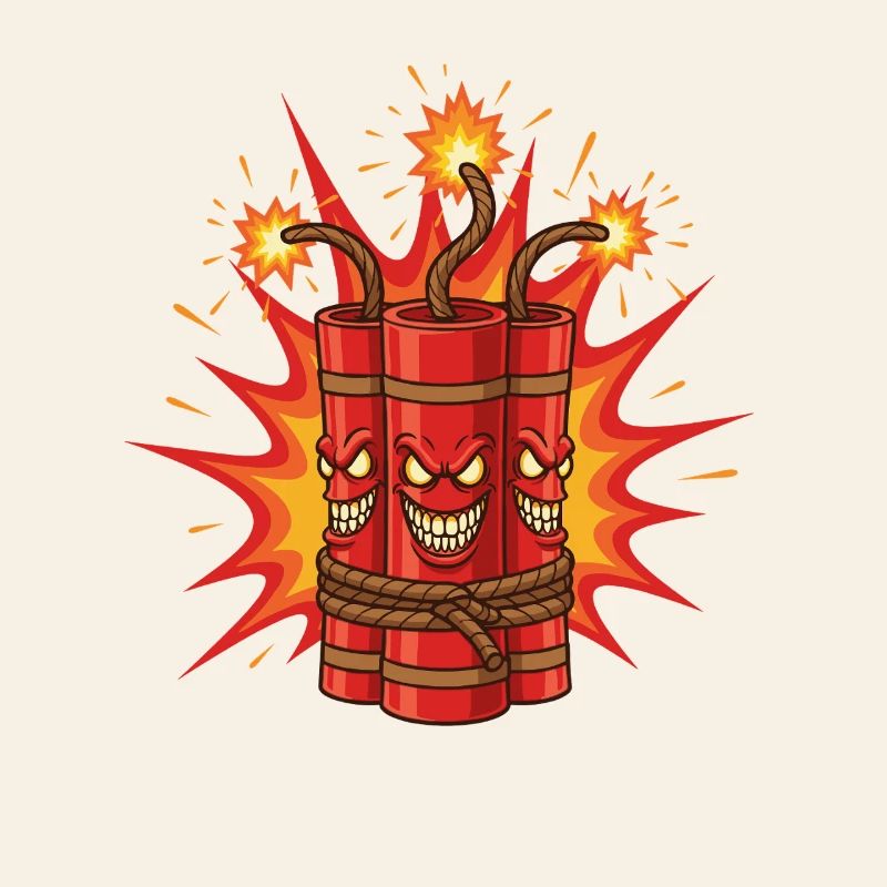 Exploding Dynamite Art