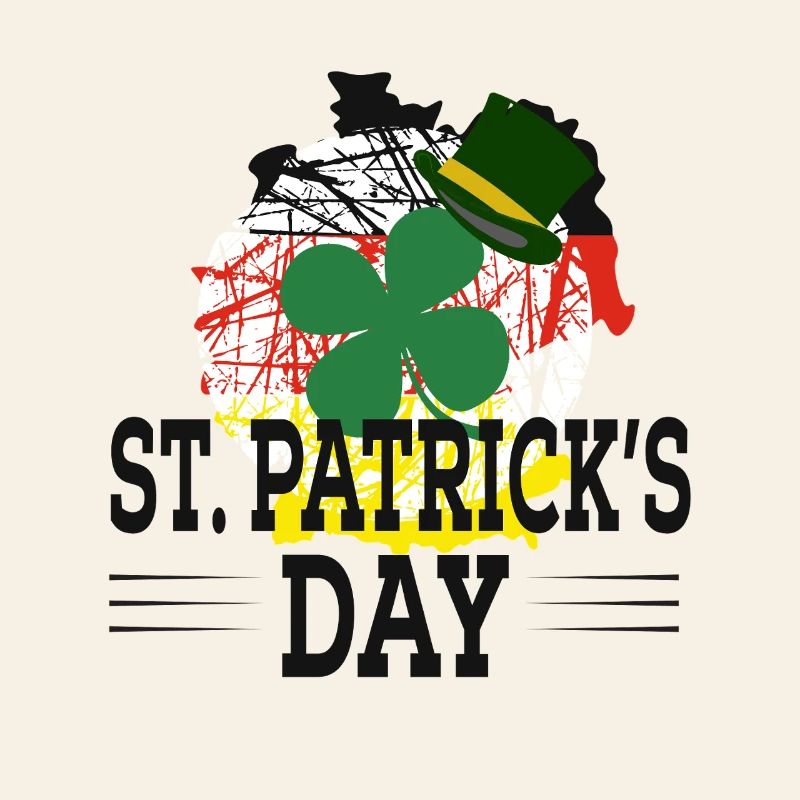Graphique du chapeau de trèfle de la Saint-Patrick