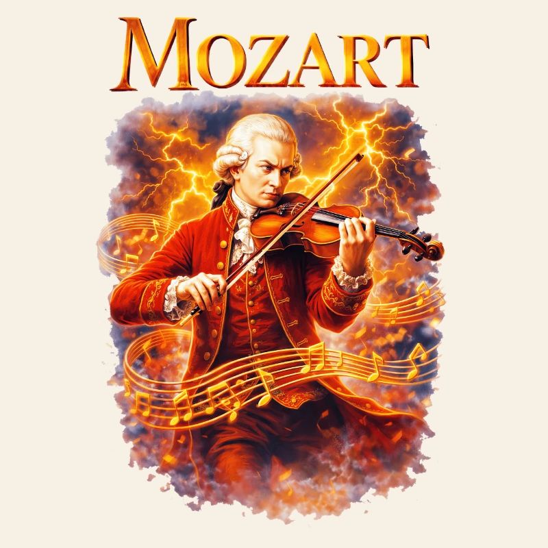 Violon Tempête de feu de Mozart