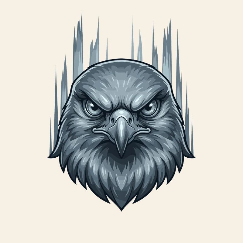 Icy Storm Eagle Head