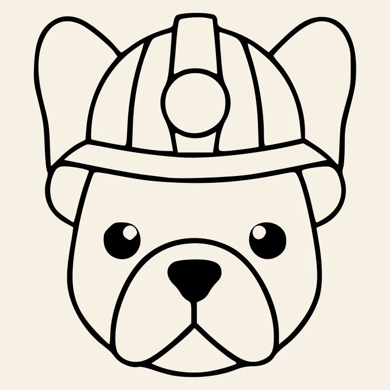 Frenchie Bergarbeiter Helm Lampe