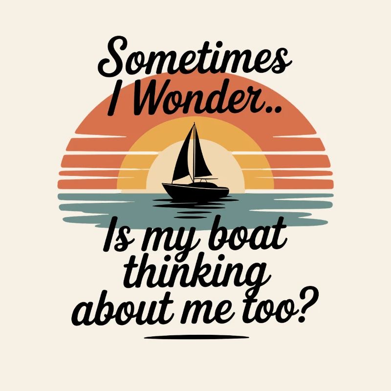 Parfois, je me demande si mon bateau pense à moi