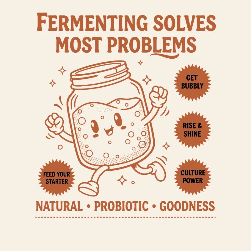 Sourdough Bread Baking Fermenting Solves Most