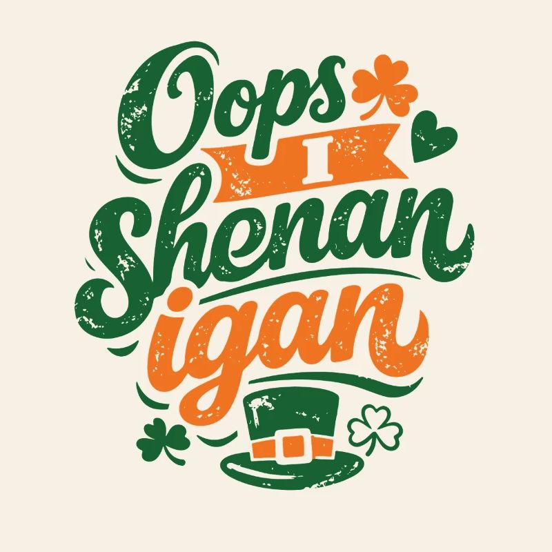 Oops I Shenanigan St Patrick's Day pun