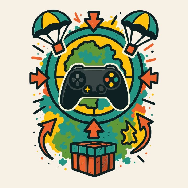 Airdrop Controller Target Circle Gamer