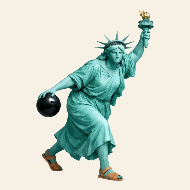 Freiheitsstatue Bowling