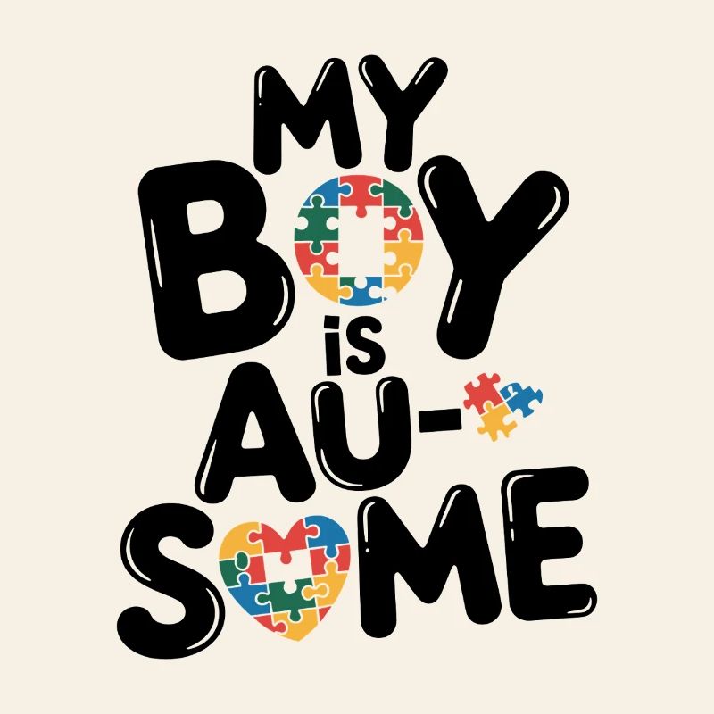 Regenbogen Puzzleherz Kreis Autism Awareness