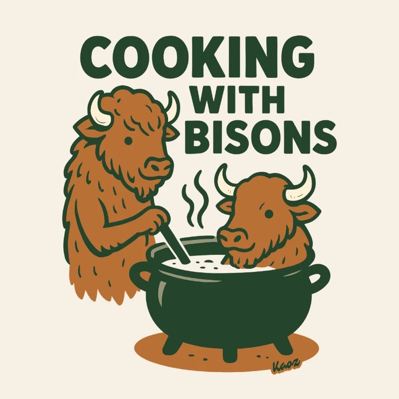 Kochen mit Bisons