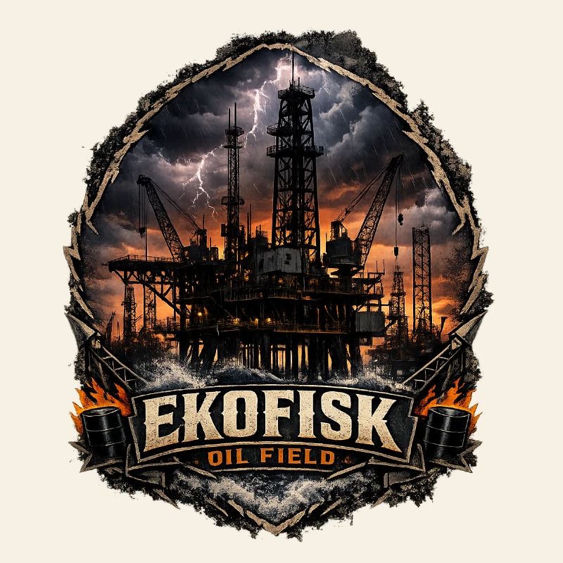 Conception de tempête dans le champ pétrolifère Ecofisk