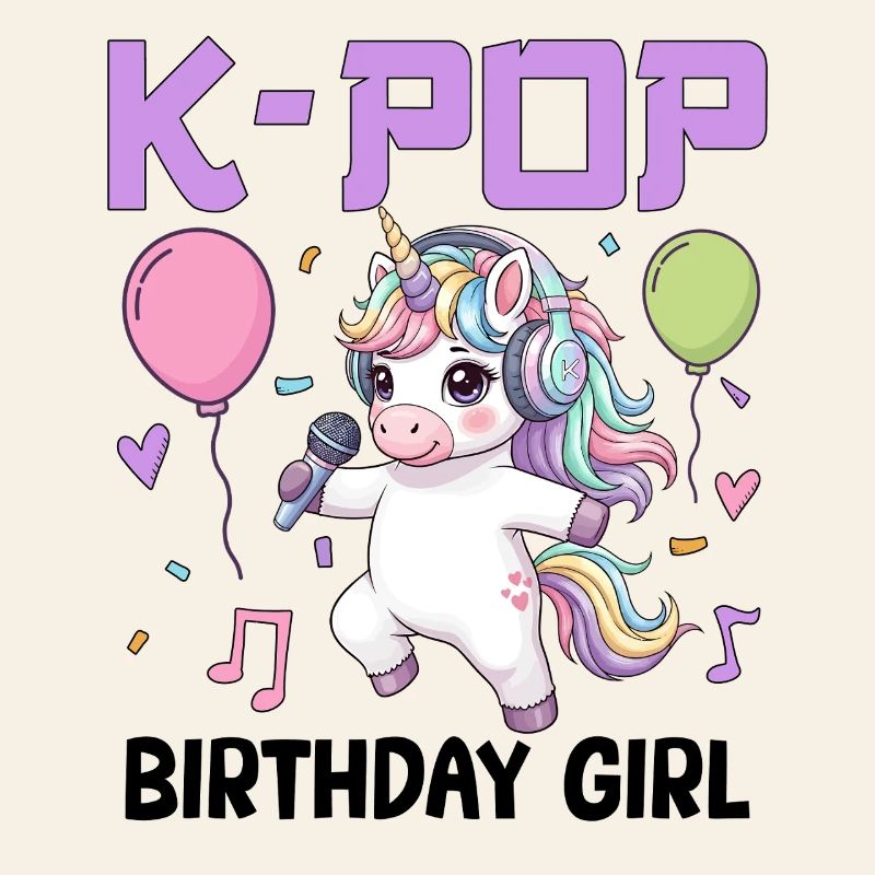 Fille d’anniversaire de K Pop
