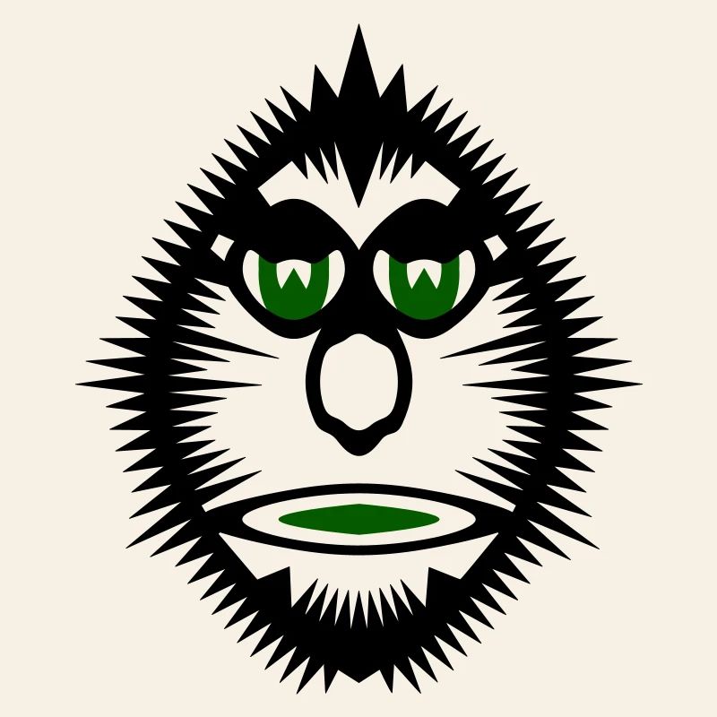Illustration de visage de chat Visage de chat