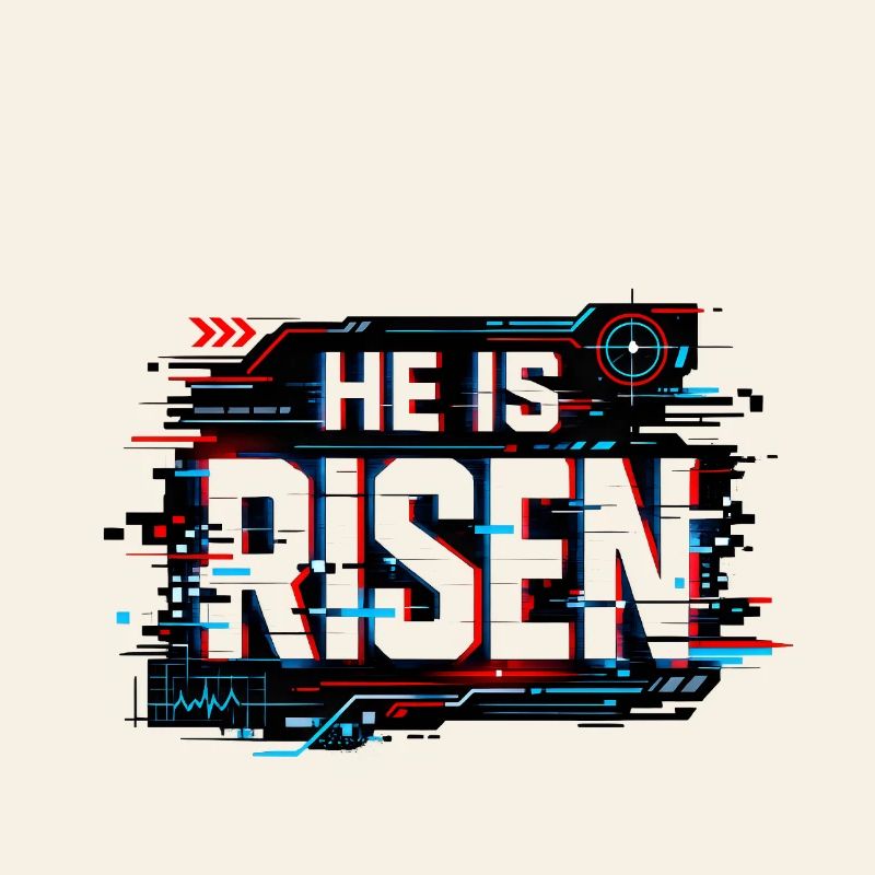 Glitch Easter: He is Risen