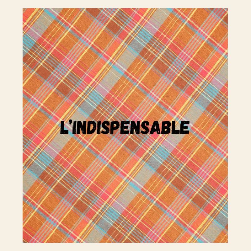 Indispensable tartan orange