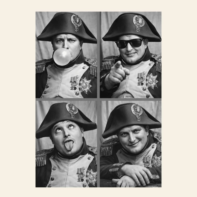Collage de pièces Napoléon Grimace