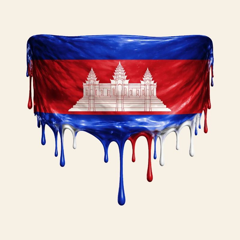 Drapeau de largage d’Angkor Wat