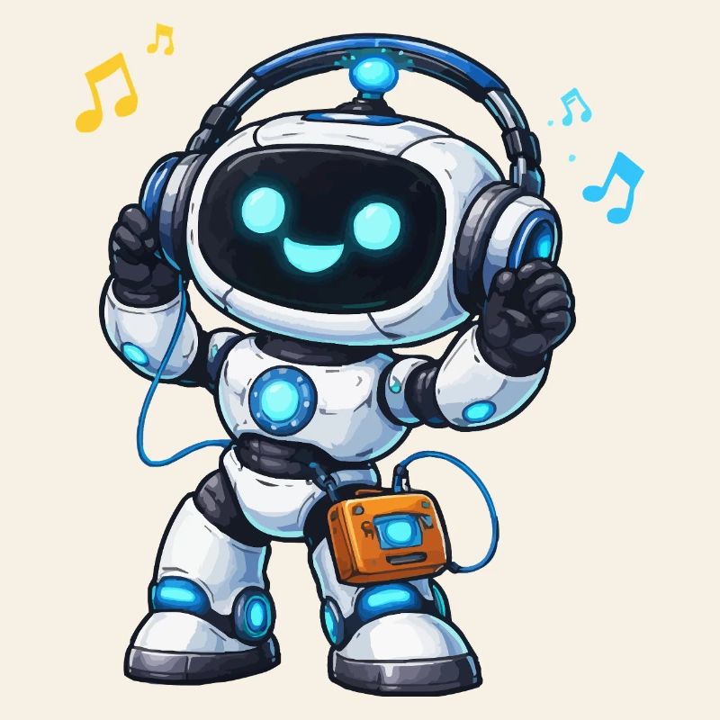 DJ robot spatial avec casque