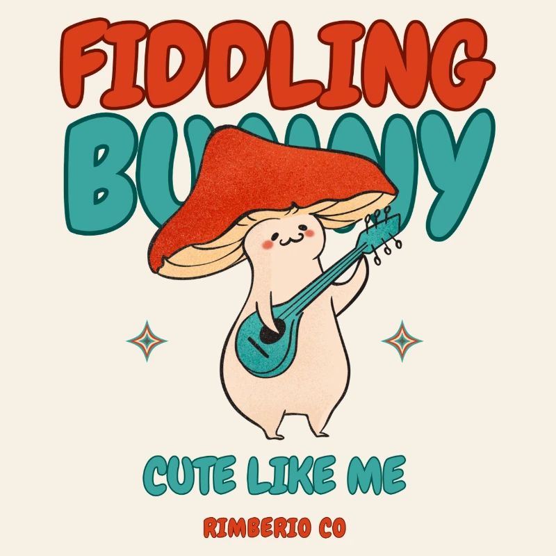 Fiddling Magic Mushroom Rabbit