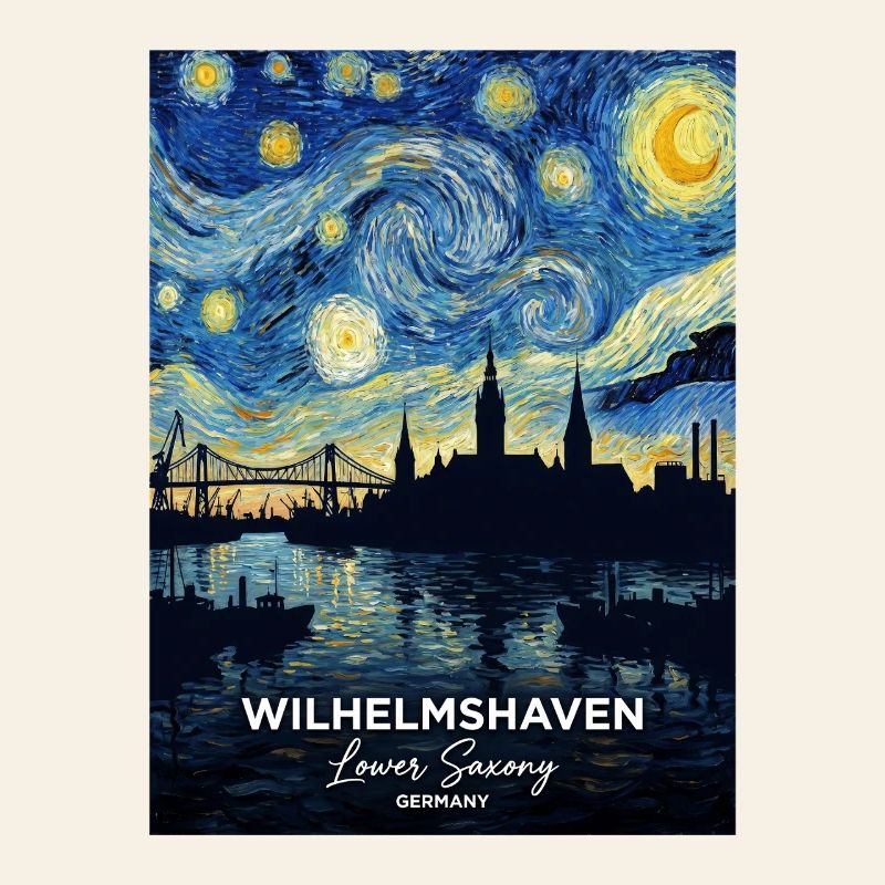 Starry Night Wilhelmshaven Germany