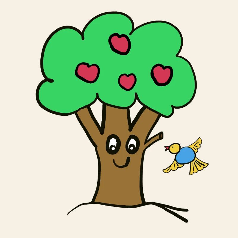 Pommier Arbre Oiseau de la nature