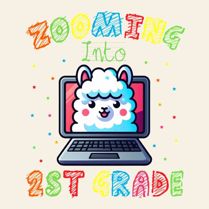 Rainbow Llama on Screen