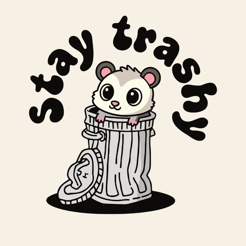 Bleib Trashig, Süßes Opossum, Lustig