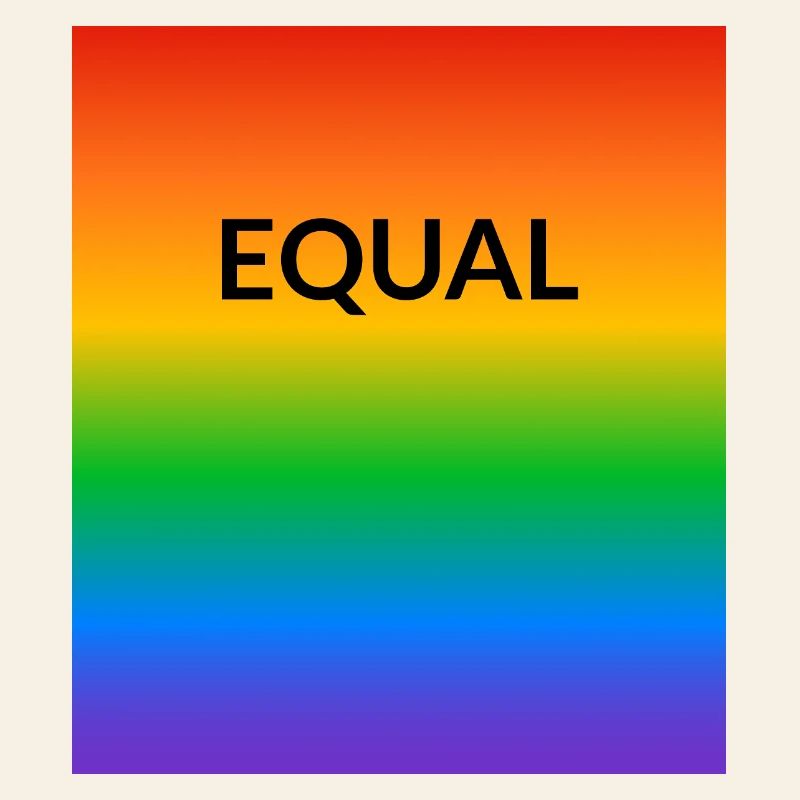 Rainbow Equal LGBT Pride Monat