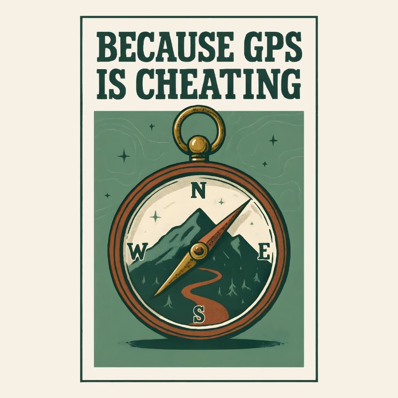 GPS is cheating | Compass Hiking