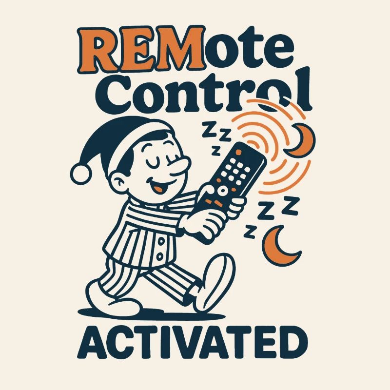 Sleep Remote Control | Sleepwalking Humor