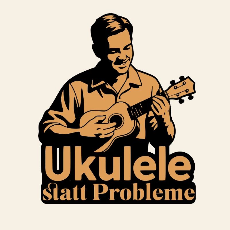 Ukulele Instead of Problems Funny Ukulele Saying