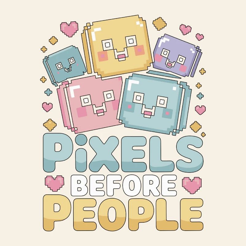 Graphiste Pixels avant Designer de marque