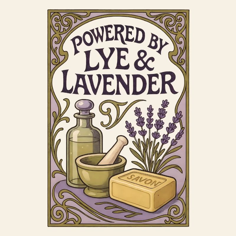 Soude caustique et lavande | Bouillance du savon