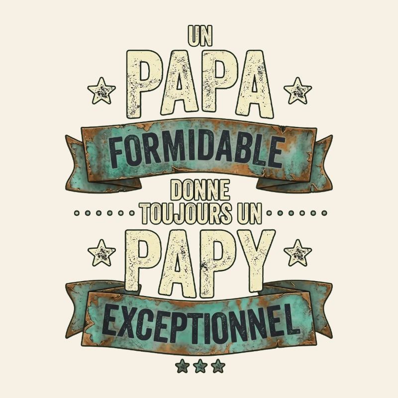 Papa Formidable Papy Exceptionnel Cadeau
