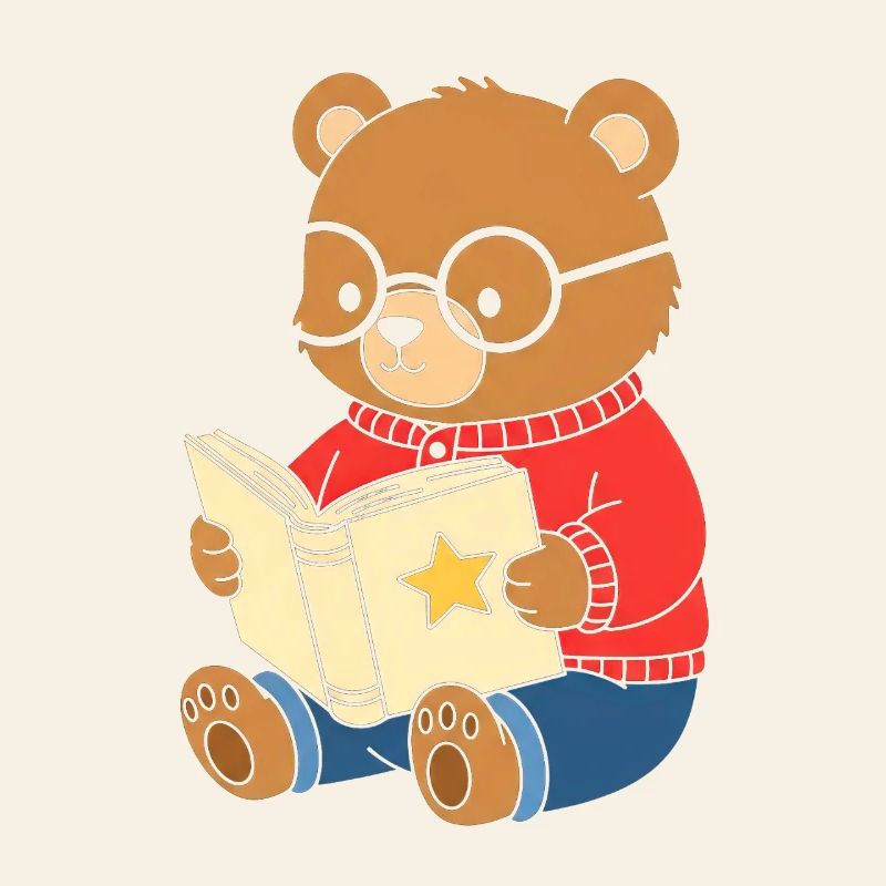 Little bear reads star book
