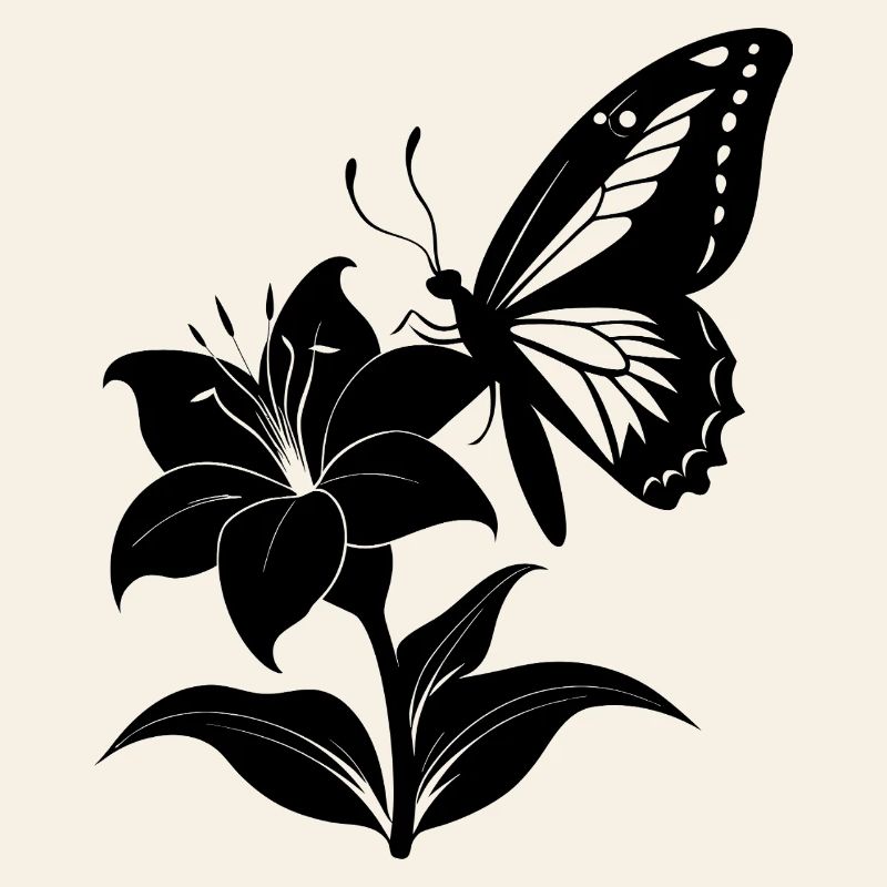 Papillon sur Lys