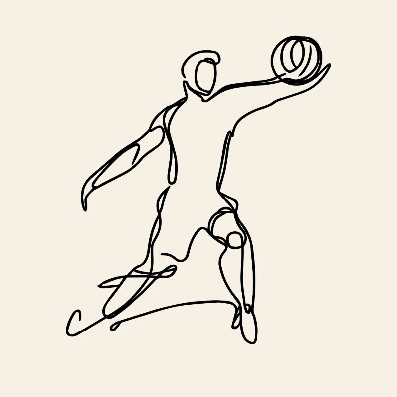 Joueurs de volley-ball