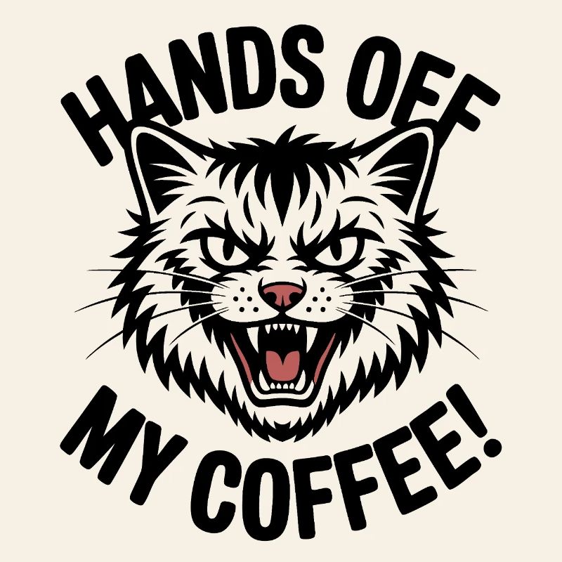 Grumpy Kaffeekatze