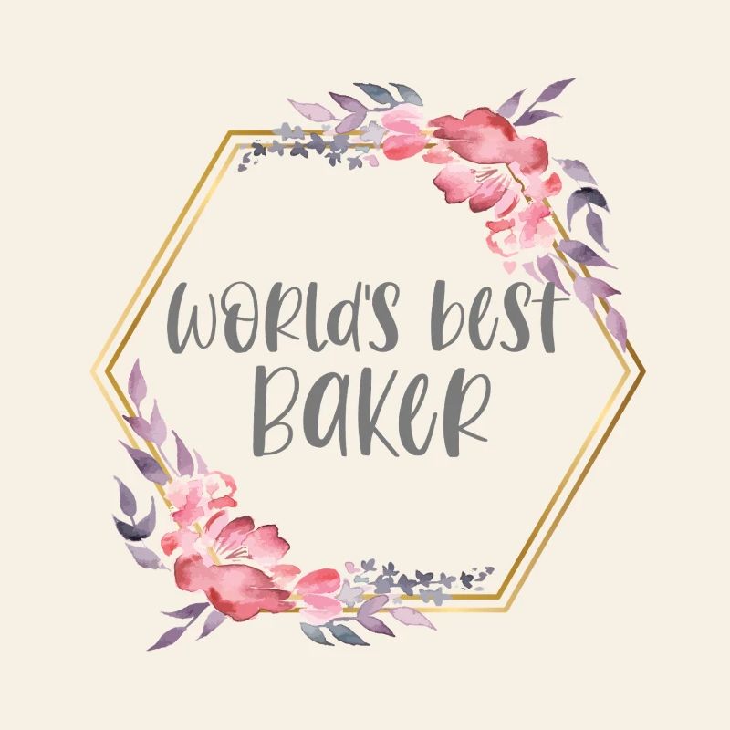 World's Best Baker – Bäckerin Geschenk Danke