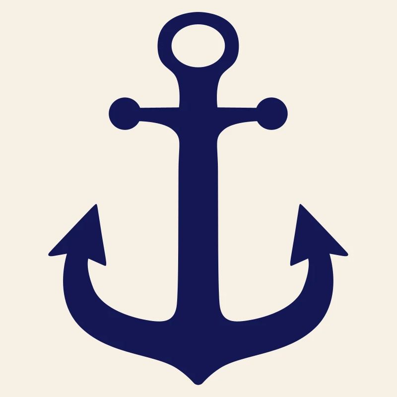 Blauer Anker