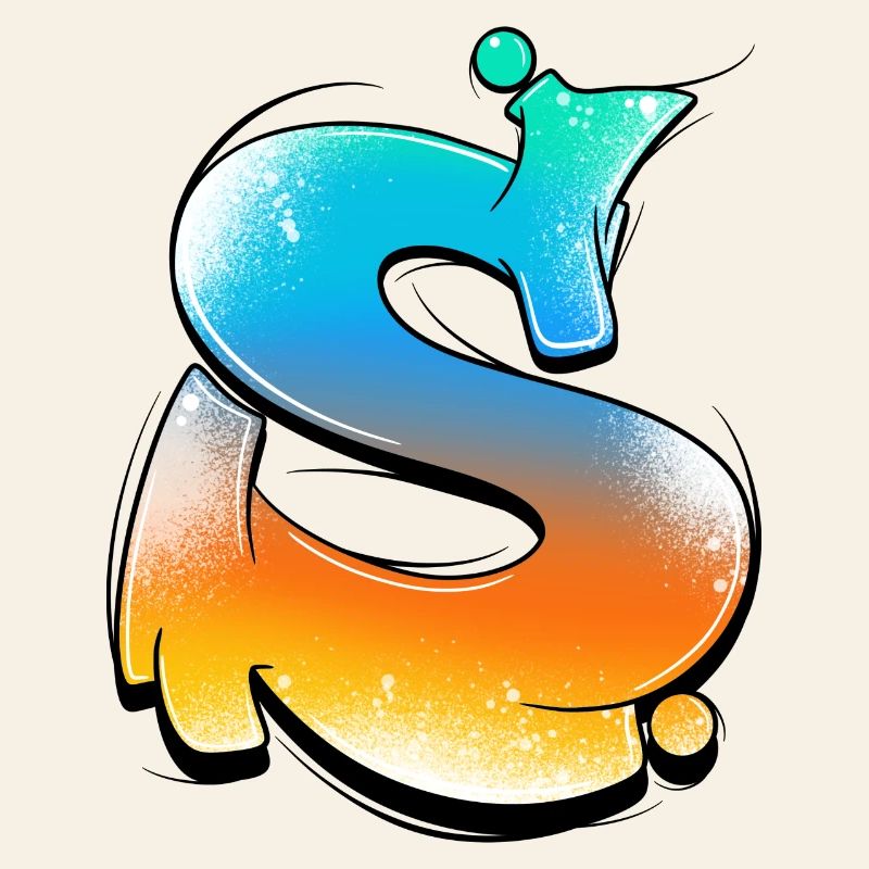 S-Gradient Neon Splashes