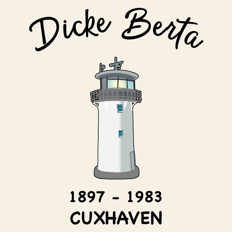 lighthouse Dicke Berta, Cuxhaven, harbour