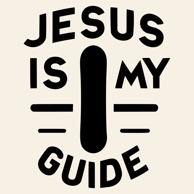 Jésus est mon guide - Snowboard