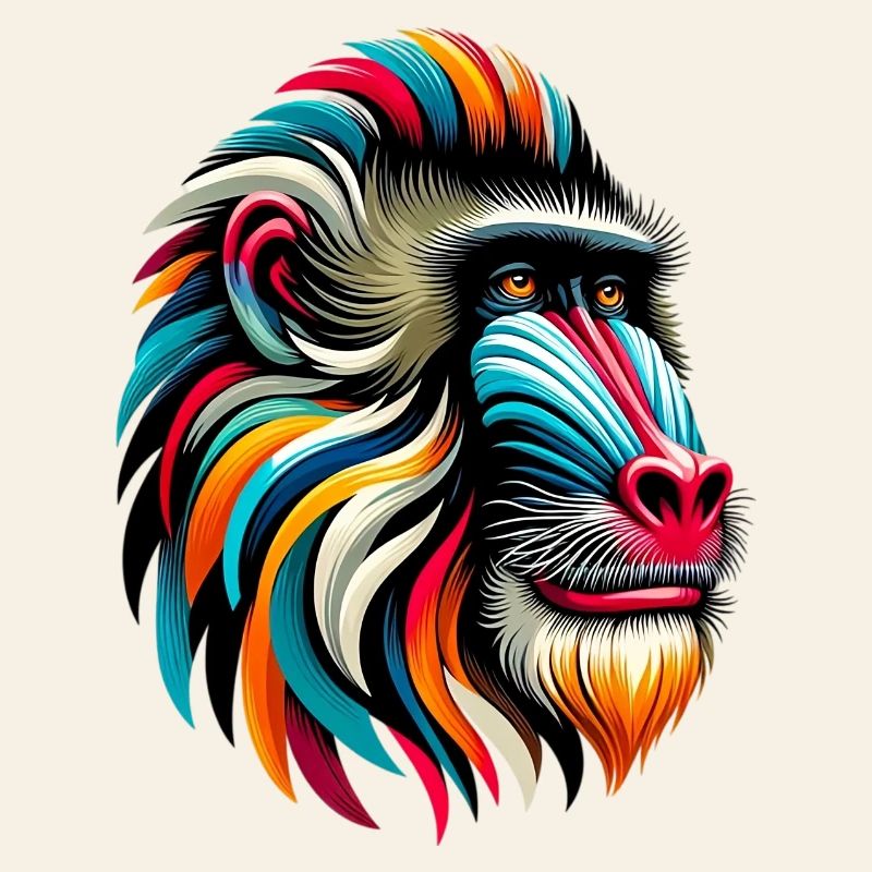 Singe mandrill