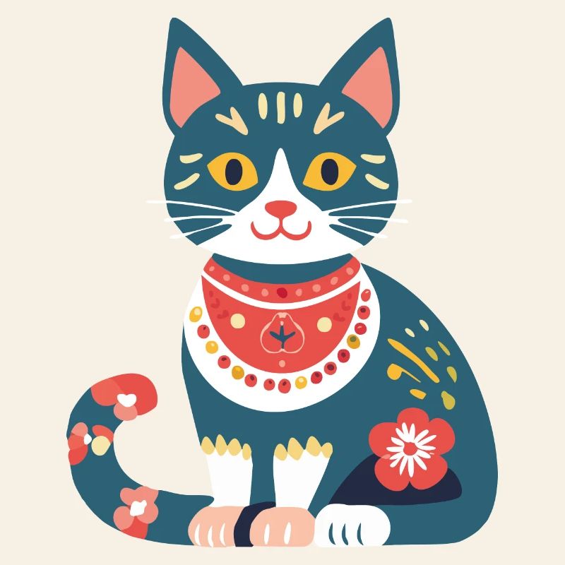 cute folklore cat