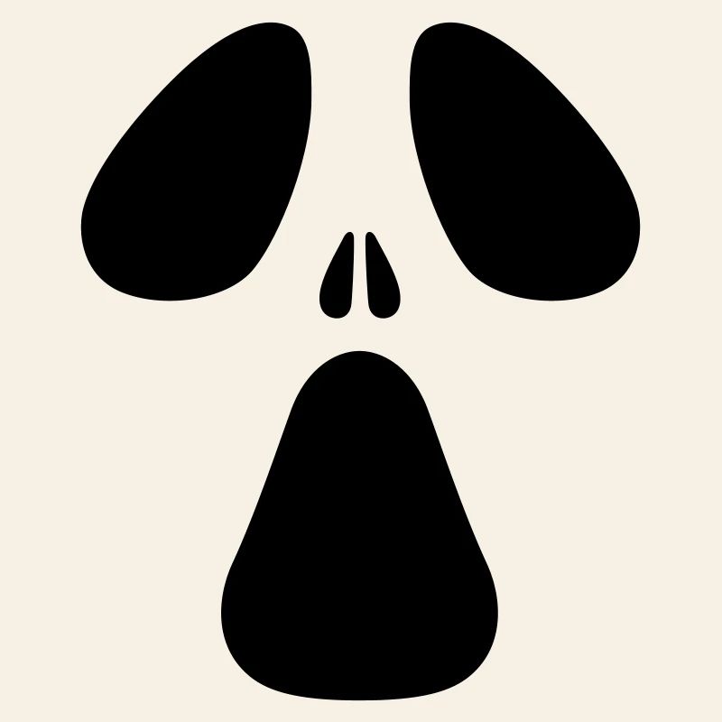 AC Designs Halloween Ghost Face