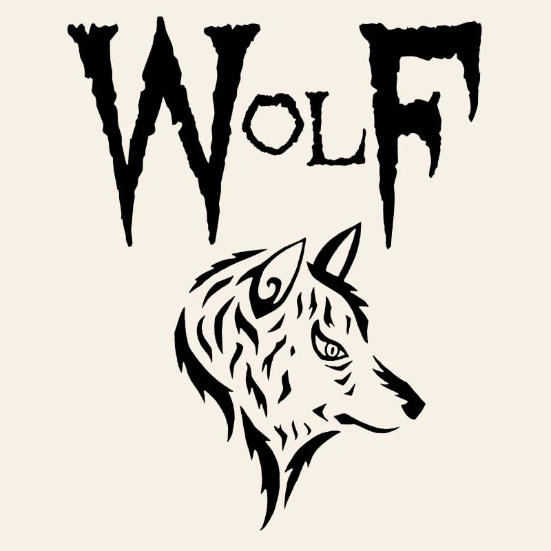 Schwarzer Wolf