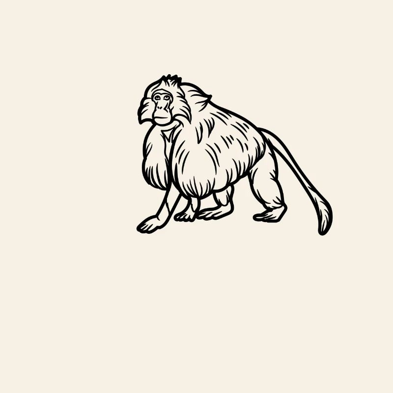 Gelada Monkey