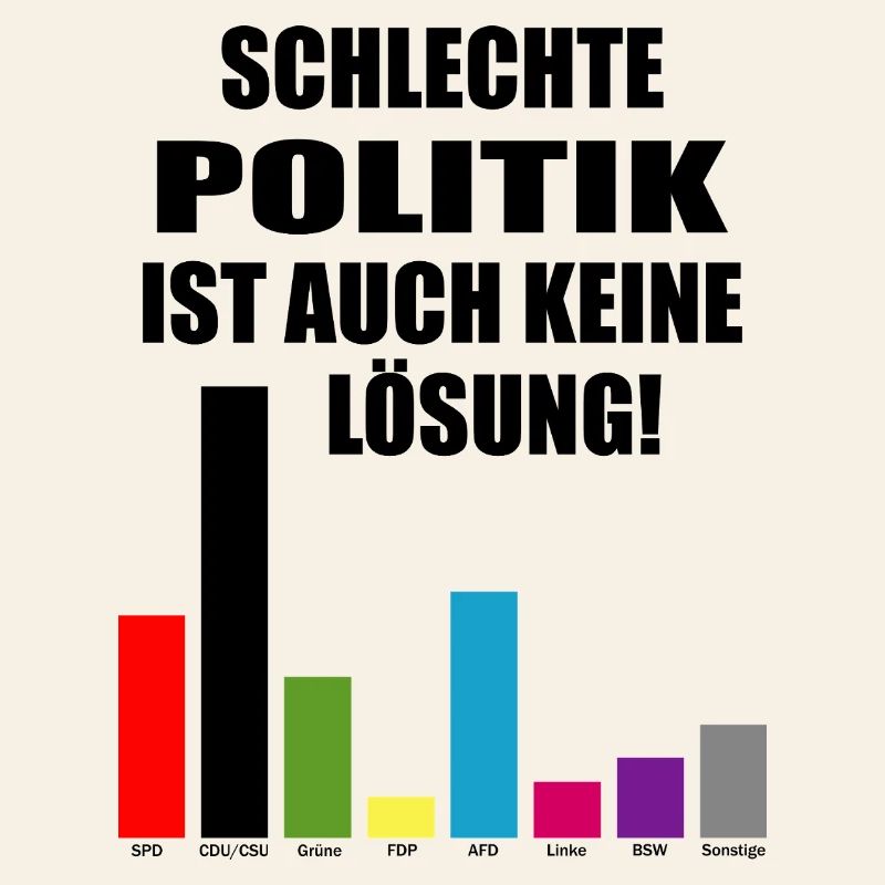 Bad politics is not a solution either