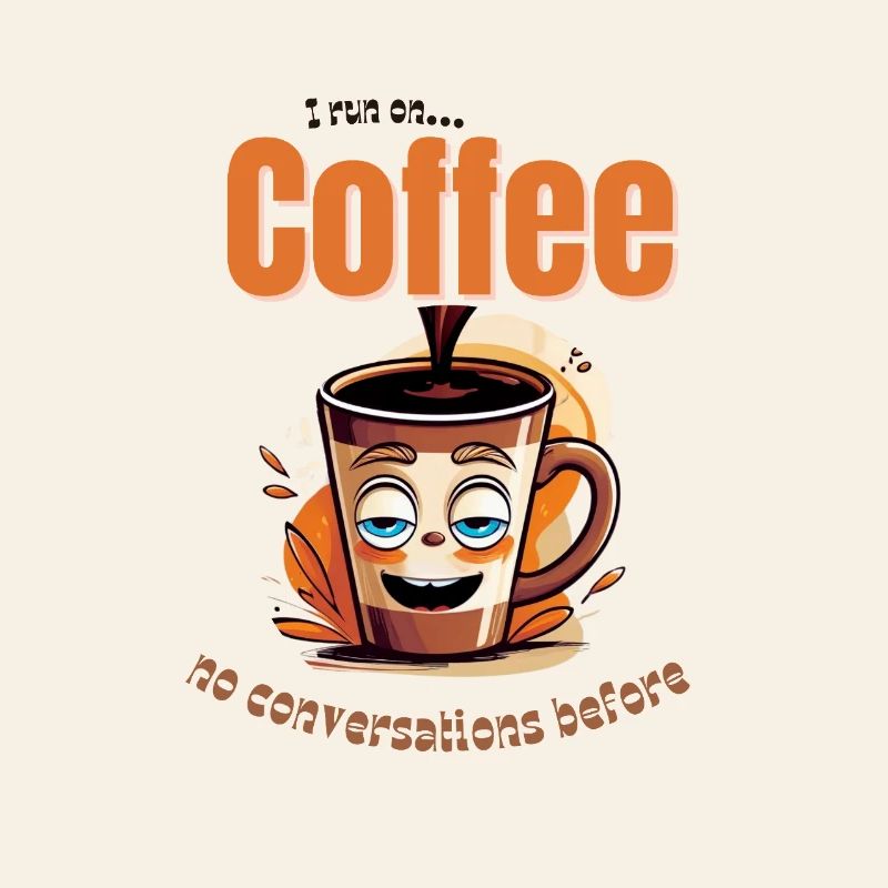 Courir au café – pas encore de parler